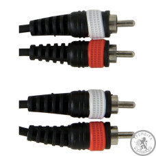 Подвійний  кабель Alpha Audio 2 RCA(тюльпан)/ 2 RCA(тюльпан 1.5м)