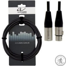 Микрофонный кабель Alpha Audio XLR(п)xXLR(м) (1м) Микрофонный кабель Alpha Audio XLR(п)xXLR(м) (1м)