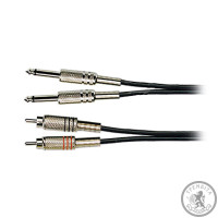 Аудіо Кабель SOUNDKING SKBB302 2x6.3 - 2xRCA