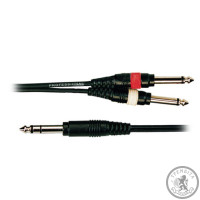 Готовый кабель 2 x 1/4" - 1/4" TRS SoundKing BB314 3м