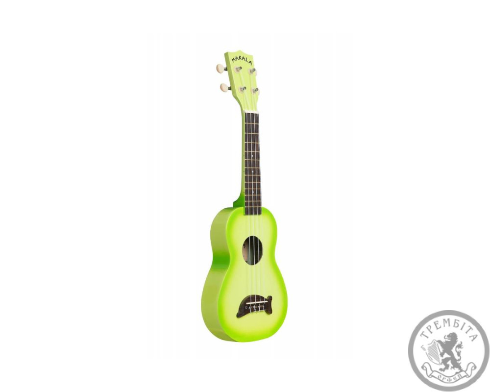 Укулеле KALA MAKALA DOLPHIN GREEN APPLE BURST UKULELE 