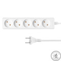 2E Сетевой удлинитель 5XCEE7/17, 2G х 1.0мм, 3м, белый