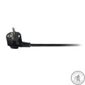 2E Мережевий фільтр 5XSchuko з вимикачем, 3Gx1.0мм, 3м, black