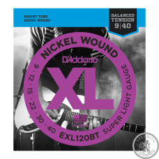 Струны для электрогитары D'ADDARIO EXL120BT Струны для электрогитары D'ADDARIO EXL120BT