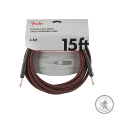 Инструментальный кабель FENDER CABLE PROFESSIONAL SERIES 15' RED TWEED Инструментальный кабель FENDER CABLE PROFESSIONAL SERIES 15' RED TWEED