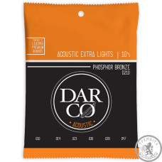 Струны для акустической гитары MARTIN D210 Darco Acoustic 92/8 Phosphor Bronze Extra Light (10-47)
