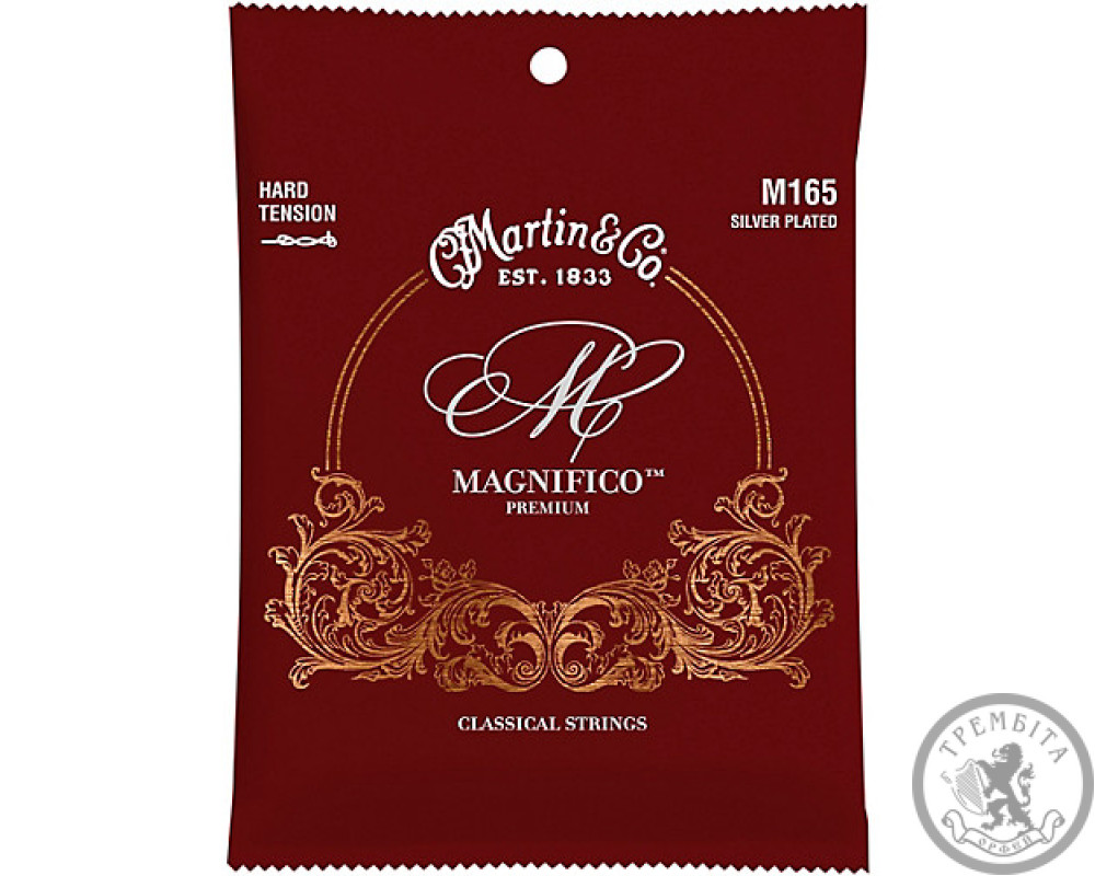 Струны для классической гитары MARTIN M165 Magnifico Premium Classical Hard Tension Струны для классической гитары MARTIN M165 Magnifico Premium Classical Hard Tension