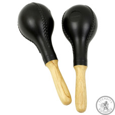 Маракасы MAXTONE T45 Large Plastic Maracas Wooden Handle Маракасы MAXTONE T45 Large Plastic Maracas Wooden Handle