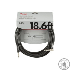 Инструментальный кабель FENDER CABLE PROFESSIONAL SERIES 18.6’ ANGLED BLACK Инструментальный кабель FENDER CABLE PROFESSIONAL SERIES 18.6’ ANGLED BLACK