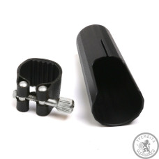 Лігатура і ковпачок J.MICHAEL D02 Leather Clamp and Cap for Soprano Sax