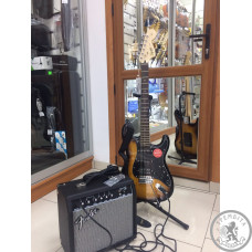 Электрогитарный набор SQUIER by FENDER STRAT PACK BROWN SUNBURST