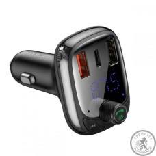 FM-модулятор Baseus S-13 Bluetooth FM Launcher 2USB + Type-C (black) (CCTM-B01) FM-модулятор Baseus S-13 Bluetooth FM Launcher 2USB + Type-C (black) (CCTM-B01)