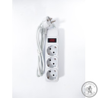 Мережевий подовжувач Maxter 3 розетки 1.8