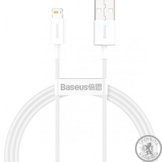 Кабель Baseus Superior Series Fast Charging Lightning 2.4A 1 м White (CALYS-A02) Кабель Baseus Superior Series Fast Charging Lightning 2.4A 1 м White (CALYS-A02)