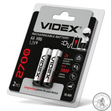 Акумулятори Videx HR6/AA 2700mAh double blister (2 шт.) Акумулятори Videx HR6/AA 2700mAh double blister (2 шт.)