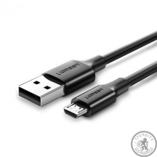 Кабель UGREEN US289 USB 2,0 to Micro Cable Nickel Plating 2A 0,5m Black Кабель UGREEN US289 USB 2,0 to Micro Cable Nickel Plating 2A 0,5m Black