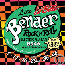 Струни для електрогітари La Bella B946 Lite Bender Electric Guitar Strings 9-46 Струни для електрогітари La Bella B946 Lite Bender Electric Guitar Strings 9-46