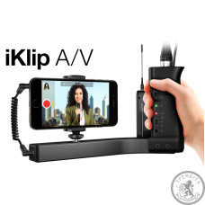 Держатель для смартфона / камеры, встроенный микрофонный усилитель (XLR вход) с фантомным питанием Держатель для смартфона / камеры, встроенный микрофонный усилитель (XLR вход) с фантомным питанием