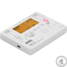 Тюнер-метроном-рекордер колір білий Korg TMR-50-BK