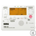 Тюнер-метроном-рекордер колір білий Korg TMR-50-BK