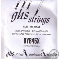 Струна для бас-гитары GHS DYB45X Струна для бас-гитары GHS DYB45X
