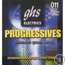 Струны для электрогитары GHS STRINGS PROGRESSIVES PRM 11-50 Струны для электрогитары GHS STRINGS PROGRESSIVES PRM 11-50