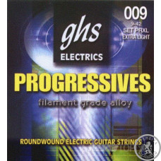 Струны для электрогитары GHS STRINGS PROGRESSIVES PRM, 09-42 Струны для электрогитары GHS STRINGS PROGRESSIVES PRM, 09-42