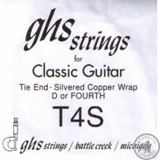 Струна для классической гитары GHS STRINGS T4S SINGLE STRING CLASSIC Струна для классической гитары GHS STRINGS T4S SINGLE STRING CLASSIC