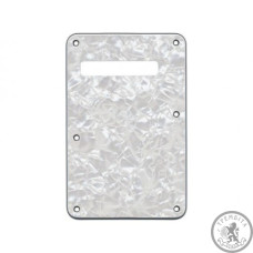 Панель FENDER STRATOCASTER BACK PLATE STRATOCASTER TREMOLO CAVITY COVER 4-PLY WHITE MOTO Панель FENDER STRATOCASTER BACK PLATE STRATOCASTER TREMOLO CAVITY COVER 4-PLY WHITE MOTO