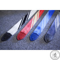 Гітарний ремінь  FENDER STRAP COMPETITION STRIPE WHITE AND BLACK