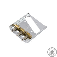 Брідж FENDER 3-SADDLE AMERICAN VINTAGE TELECASTER BRIDGE ASSEMBLY WITH BRASS SADDLES CHROME Брідж FENDER 3-SADDLE AMERICAN VINTAGE TELECASTER BRIDGE ASSEMBLY WITH BRASS SADDLES CHROME