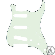 Пикгард FENDER PICKGUARD AMERICAN STANDARD STRATOCASTER MINT GREEN Пикгард FENDER PICKGUARD AMERICAN STANDARD STRATOCASTER MINT GREEN