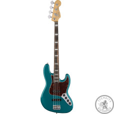 Бас-гитара FENDER AMERICAN ELITE JAZZ BASS EBONY FRETBOARD OCEAN TURQOISE