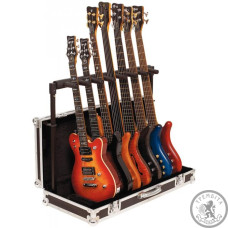 Стенд для 7-ми гитар, c жестким flight кейсом, ROCKSTAND RS20855