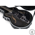 Кейс для электрогитары типа 335 (hollowbody), серия Deluxe, ABS пластик, алюминиевый каркас