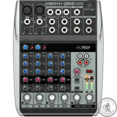 Мікшерний пульт Behringer XENYXQ802USB Мікшерний пульт Behringer XENYXQ802USB