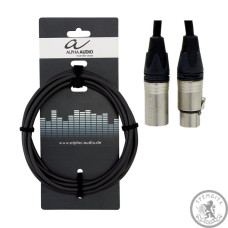 Микрофонный кабель Alpha Audio XLR (п) xXLR (м) (3м) Микрофонный кабель Alpha Audio XLR (п) xXLR (м) (3м)