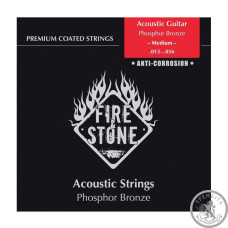 Струны для акустической гитары Fire&Stone Coated Phosphor Bronze, 13-56 Струны для акустической гитары Fire&Stone Coated Phosphor Bronze, 13-56