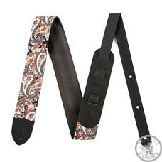 Ремінь для Гитар FENDER STRAP PAISLEY DENIM 2 RED Ремінь для Гитар FENDER STRAP PAISLEY DENIM 2 RED
