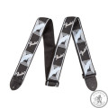 Ремінь FENDER 2" MONOGRAMMED BLACK/LIGHT GREY/DARK GREY STRAP
