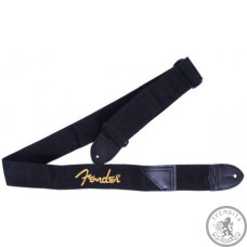 Ремінь для гітари FENDER STRAP 2 BLACK/YELLOW LOGO