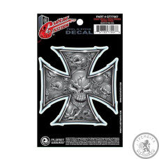 Наклейка на Гитару PLANET WAVES GT77007 GUITAR TATOO, GREY IRON CROSS Наклейка на Гитару PLANET WAVES GT77007 GUITAR TATOO, GREY IRON CROSS
