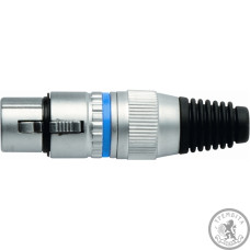 Разъем QUIK LOK NC954K XLR-гнездо, трехконтактный, металлический Разъем QUIK LOK NC954K XLR-гнездо, трехконтактный, металлический