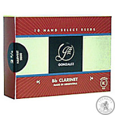 Трости Gonzalez 737.218 Regular Cut Bb Clarinet #2.5 (2 шт.) Трости Gonzalez 737.218 Regular Cut Bb Clarinet #2.5 (2 шт.)