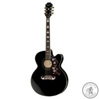 Гитара электроакустическая EPIPHONE EJ-200CE BLACK GLD