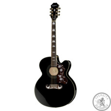 Гитара электроакустическая EPIPHONE EJ-200CE BLACK GLD