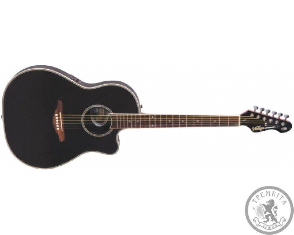 Гитара электроакустическая Vintage VR6BK