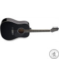 Гитара акустическая STAGG SW201 BKS