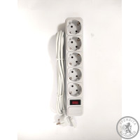 Мережевий подовжувач Maxter 5 розетки 3м