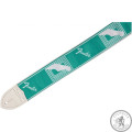 Ремінь FENDER 2" MONOGRAMMED STRAP SEA FOAM GREEN 